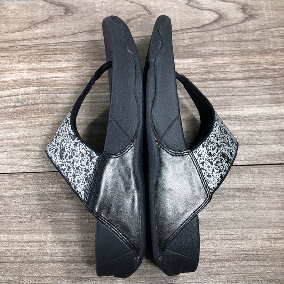 Fitflop Lulu Glitter Splash Sandals sz 9 - Picture 4 of 9